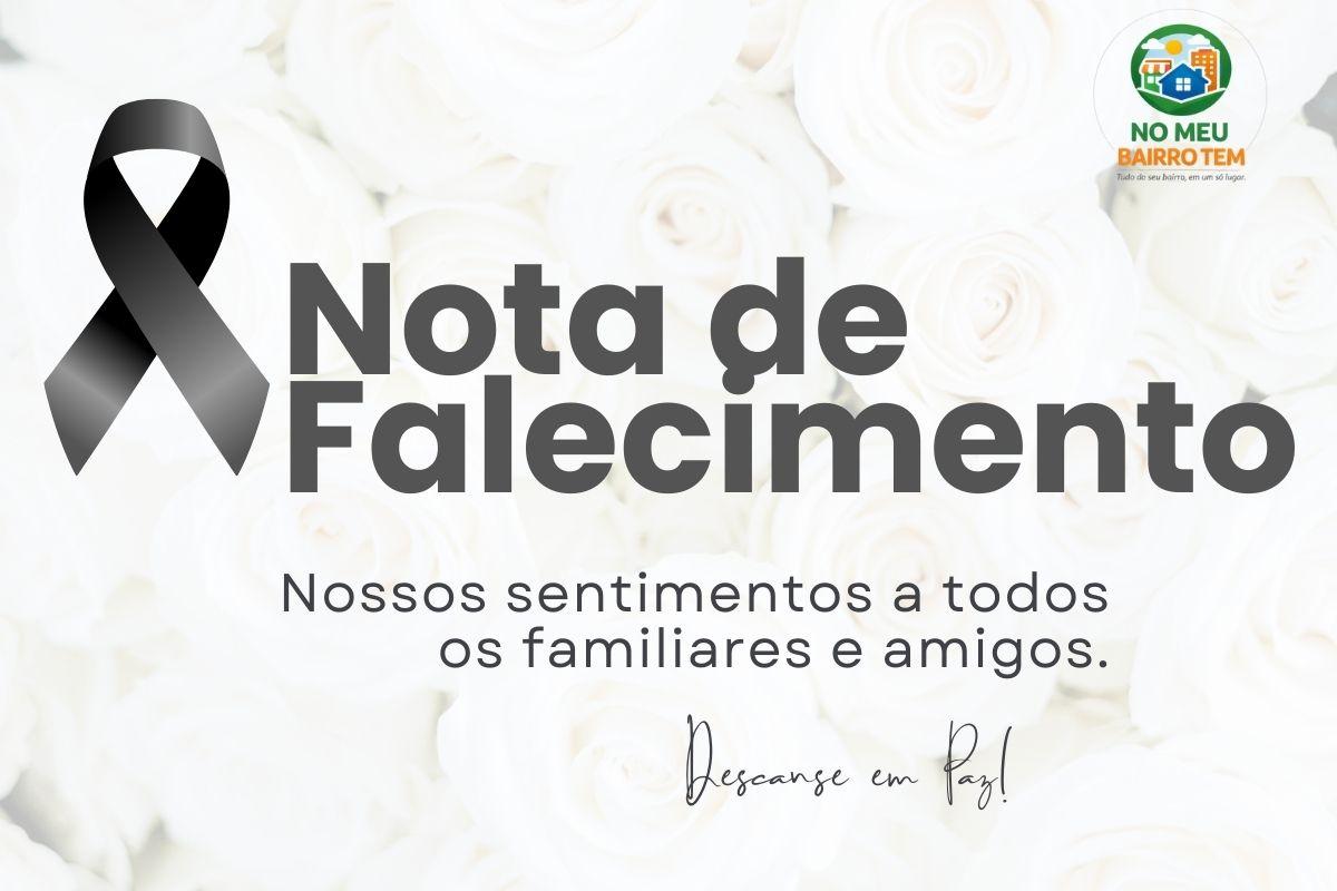 NOTA DE FALECIMENTO - SEGUNDA-FEIRA - 13/04/2026 - ARARAS SP