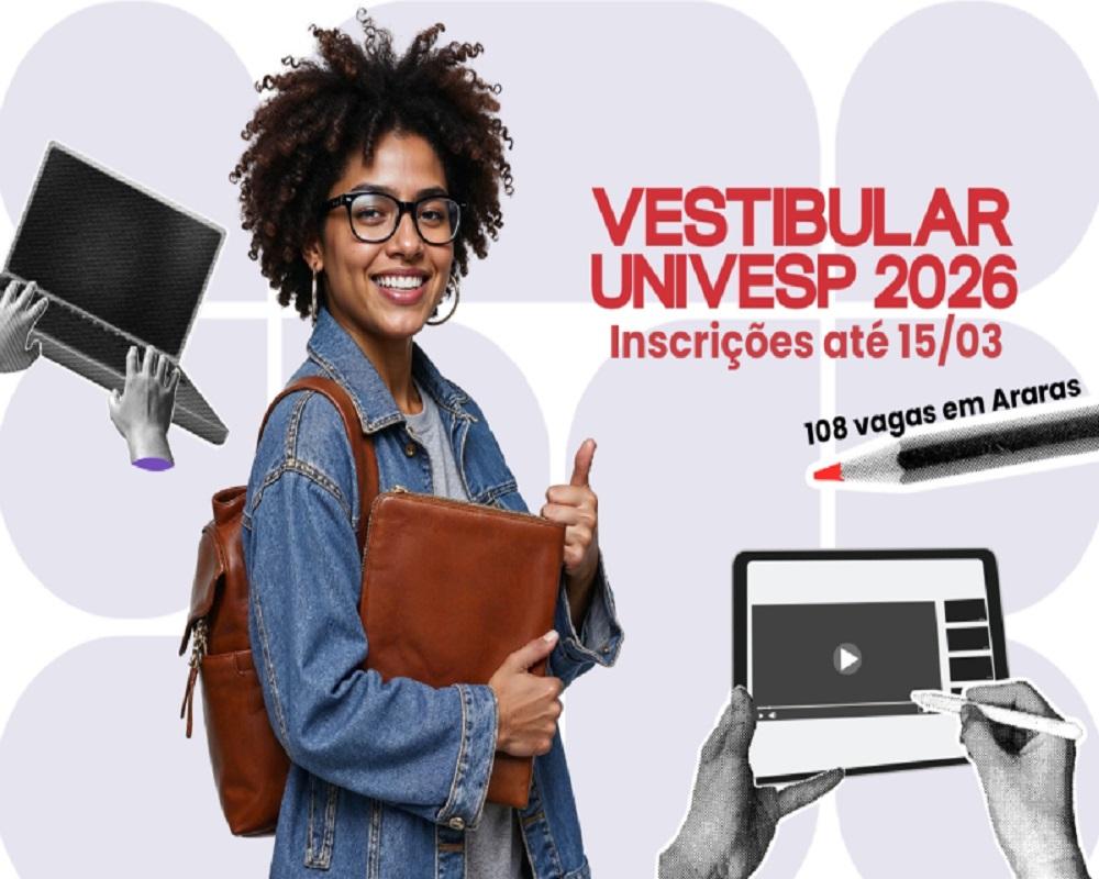 Univesp prorroga inscrições para vestibular até dia 15 de março
